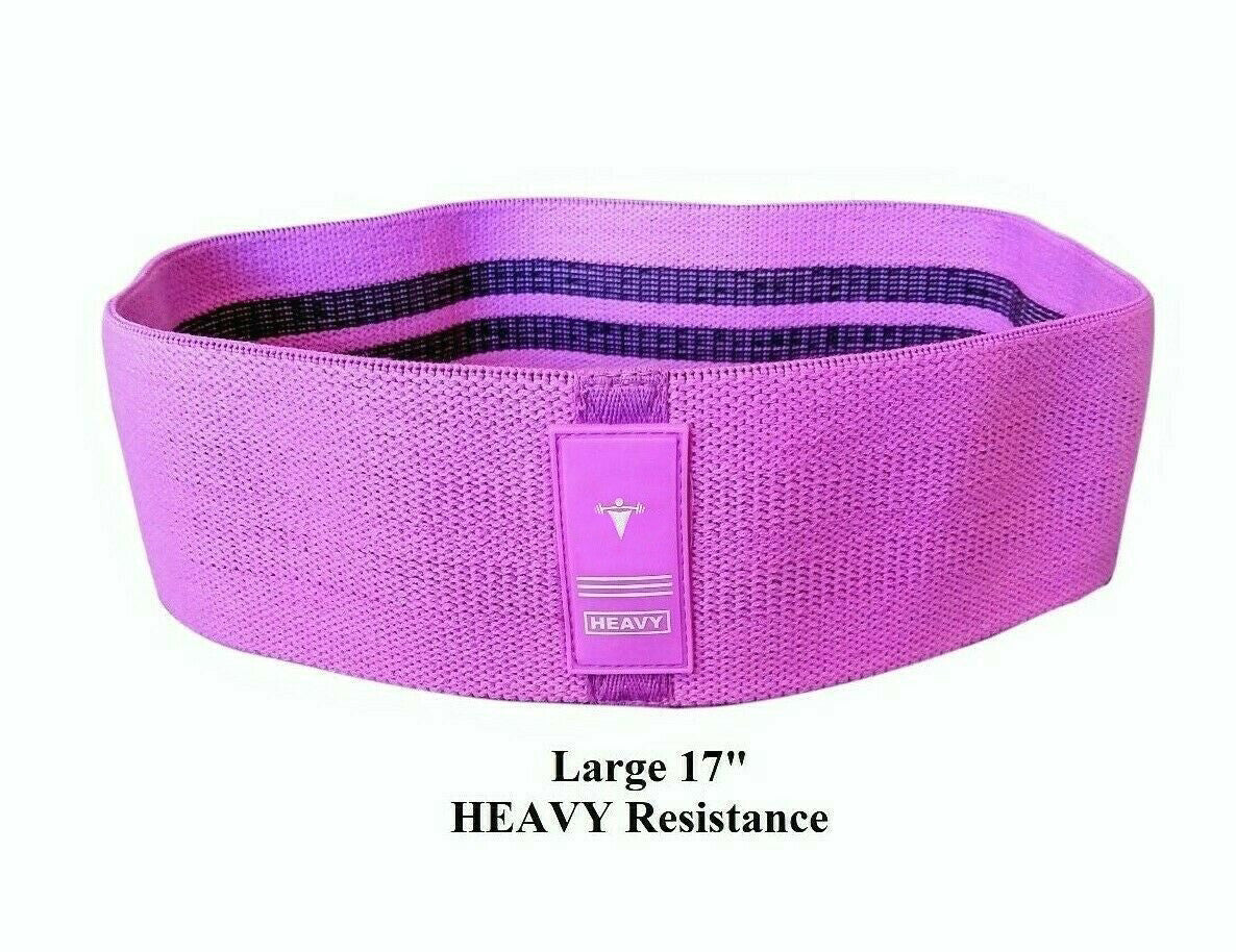 Cloth Fabric Resistance Hip Booty Bands Loop Exercise Workout Fitness Gym Band