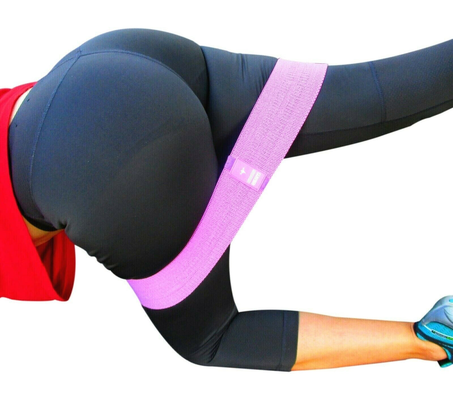 Cloth Fabric Resistance Hip Booty Bands Loop Exercise Workout Fitness Gym Band