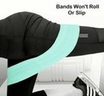 Cloth Fabric Resistance Hip Booty Bands Loop Exercise Workout Fitness Gym Band