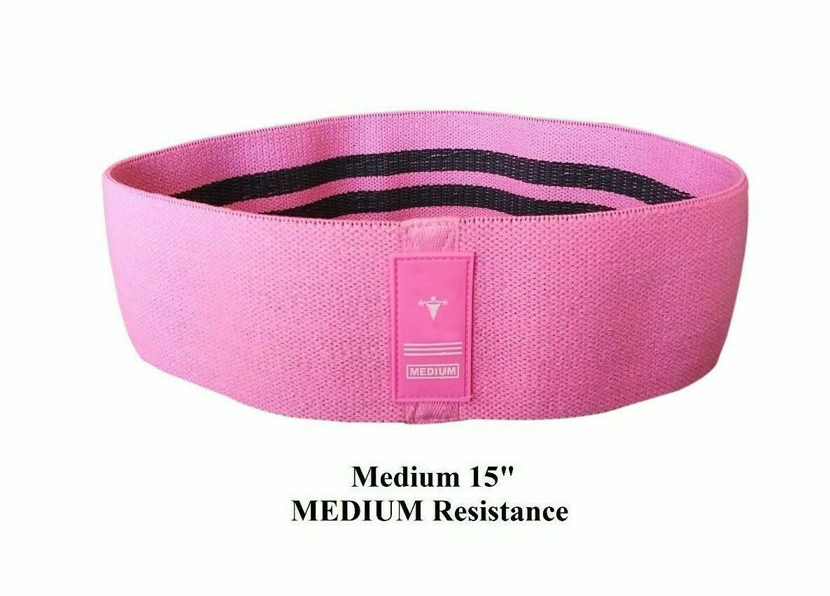 Cloth Fabric Resistance Hip Booty Bands Loop Exercise Workout Fitness Gym Band