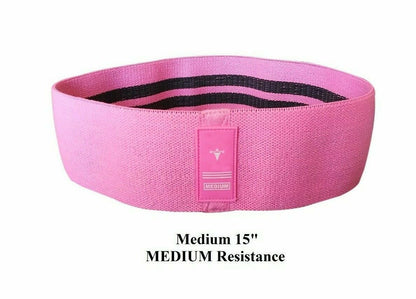 Cloth Fabric Resistance Hip Booty Bands Loop Exercise Workout Fitness Gym Band